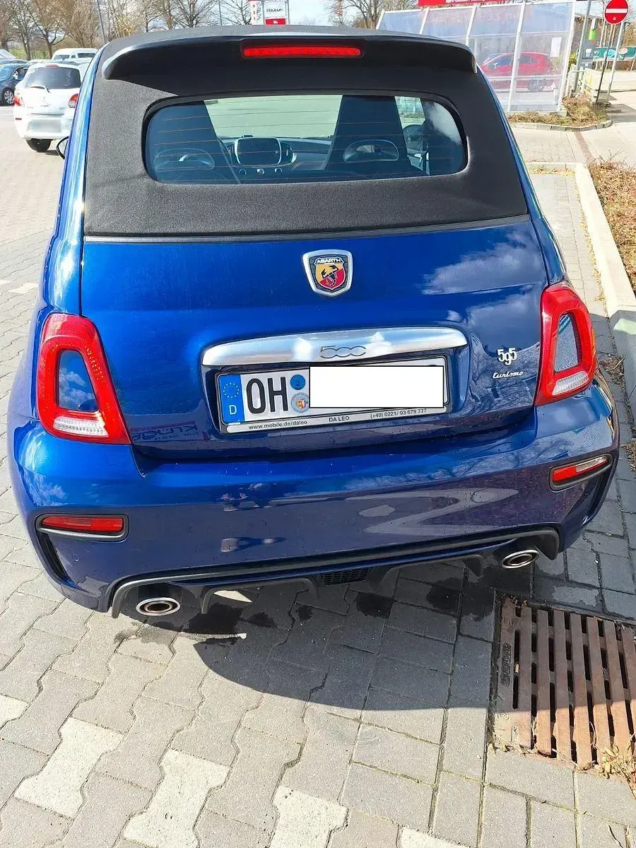 Gebraucht Abarth 595C Turismo 165 PS (121 kW) 2019 Blau Cabrio