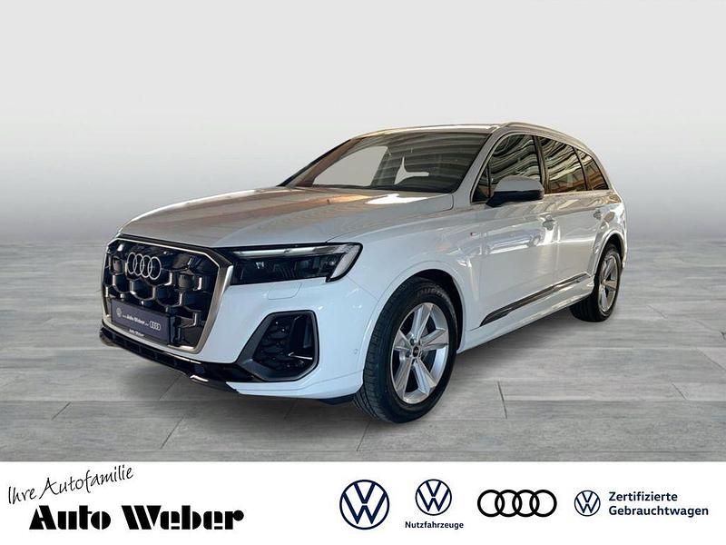 Weiß Neu 2025 Audi Q7 S-Line SUV | 60.880 € (Superpreis) - Bild 1/4