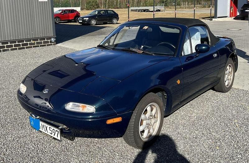 Gebraucht Mazda MX5 90 PS (66 kW) 1997 Blau Cabrio