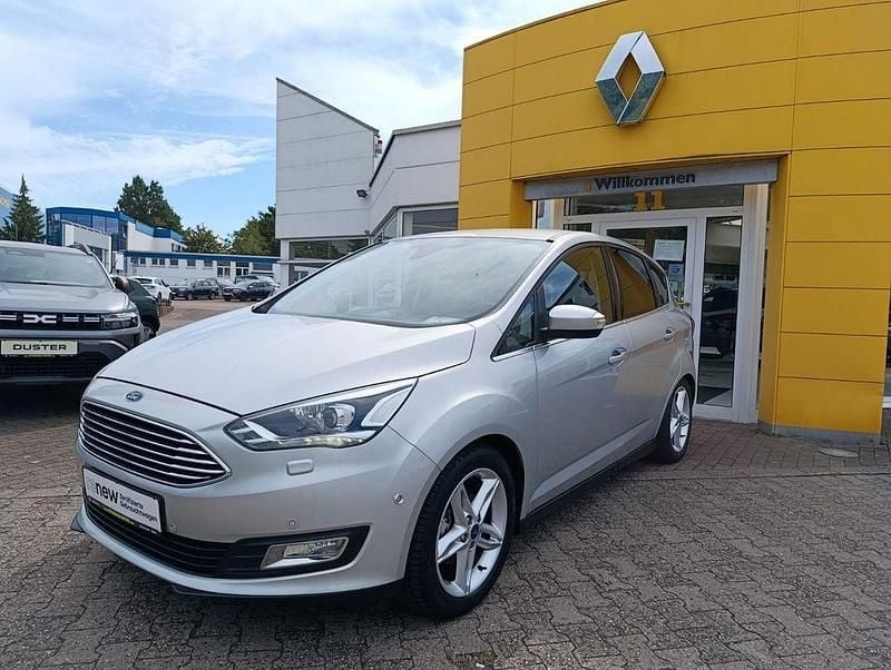 Silber Gebraucht 2017 Ford C-MAX Titanium Van / Kleinbus | 12.800 € (Fairer Preis) - Bild 1/4