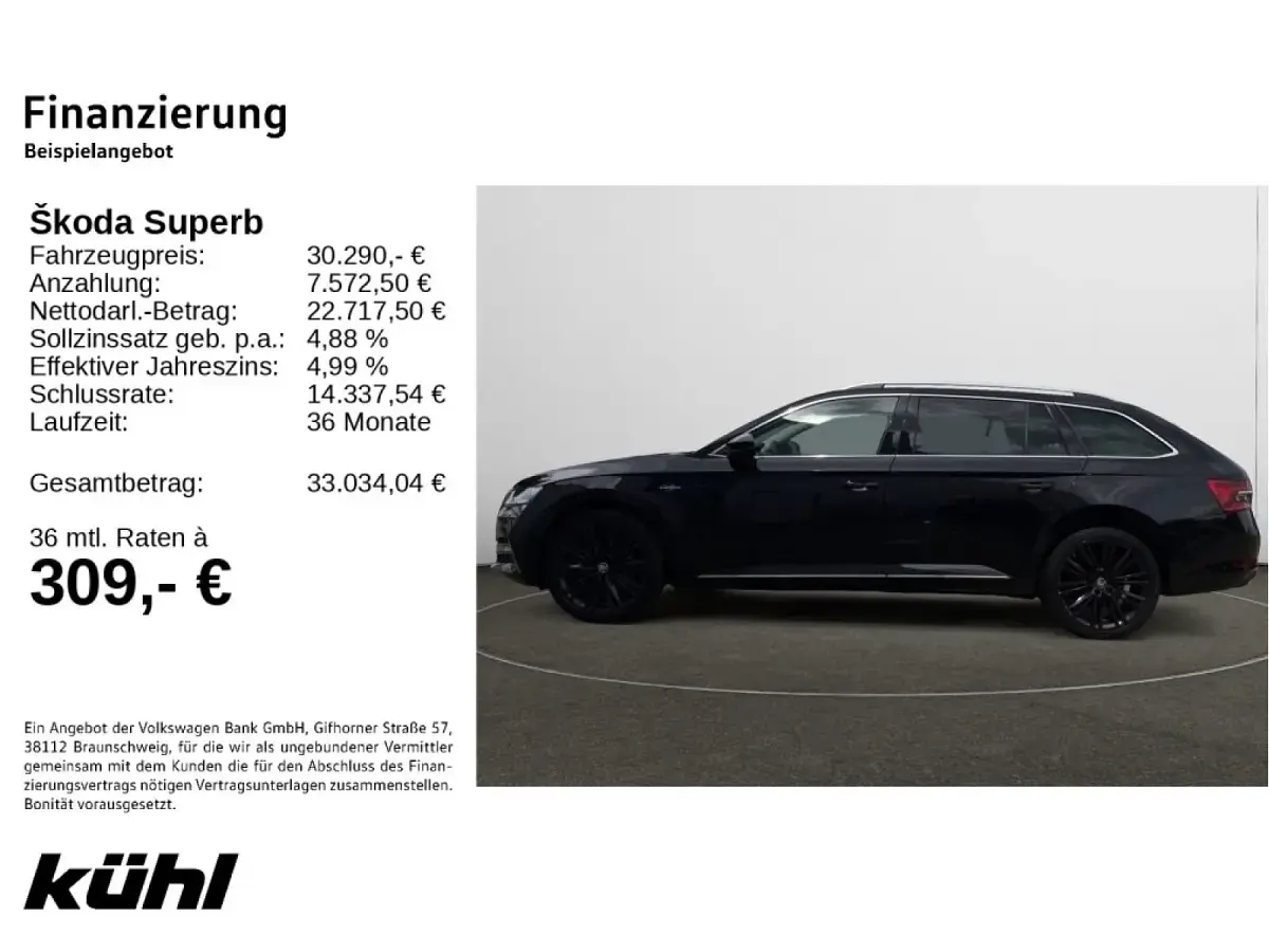 Gebraucht Skoda Superb LAURIN & KLEMENT 156 PS (114 kW) 2023 Kombi