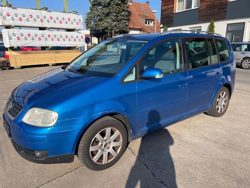 Gebraucht VW Touran Highline 116 PS (85 kW) 2003 Blau Van / Kleinbus