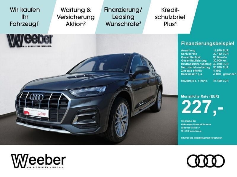 Manhattangrau (metallic) Gebraucht 2024 Audi Q5 Ambiente SUV | 47.480 € (Fairer Preis) - Bild 1/4