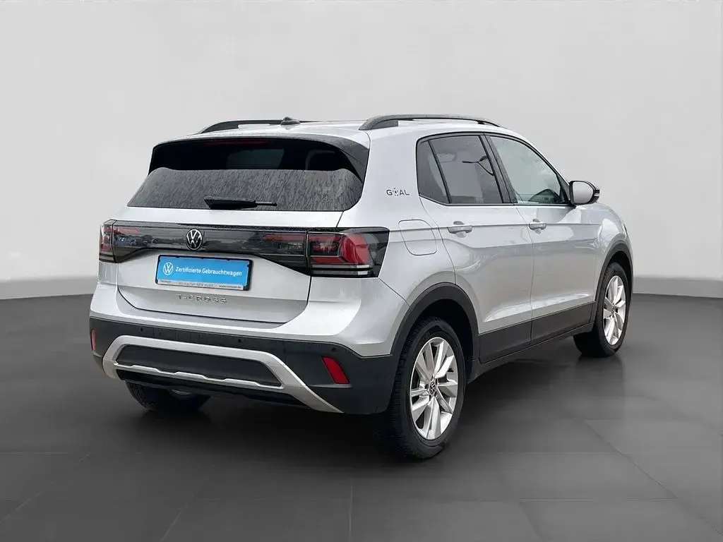 Gebraucht VW T-Cross Goal 95 PS (69 kW) 2025 Silber SUV