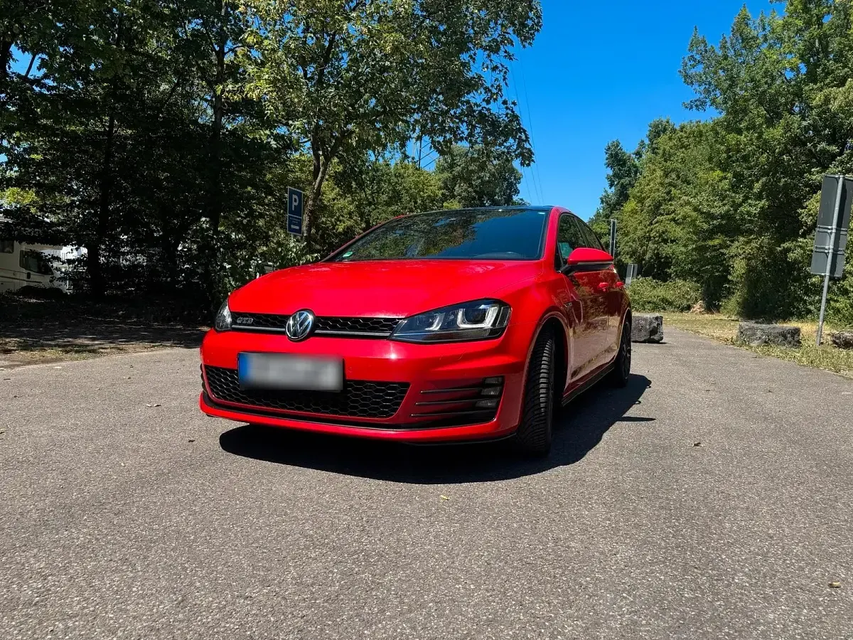 Gebraucht VW Golf VII GTD 184 PS (135 kW) 2014 Rot Limousine