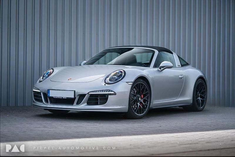Silber Gebraucht 2016 Porsche 911 Targa 4 Cabrio | 144.900 € (Teuer) - Bild 1/4