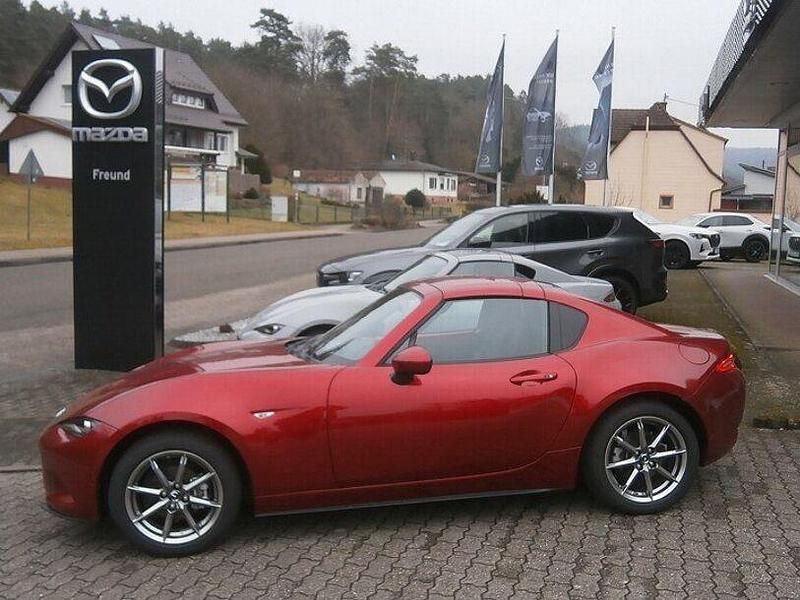 Gebraucht Mazda MX5 Exclusive-Line 132 PS (97 kW) 2025 Soul red crystal m Cabrio