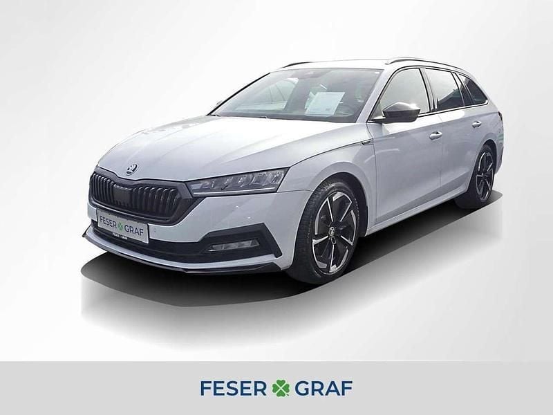 Moon weiss perleffekt Gebraucht 2024 Skoda Octavia SportLine Kombi | 30.790 € (Superpreis) - Bild 1/4