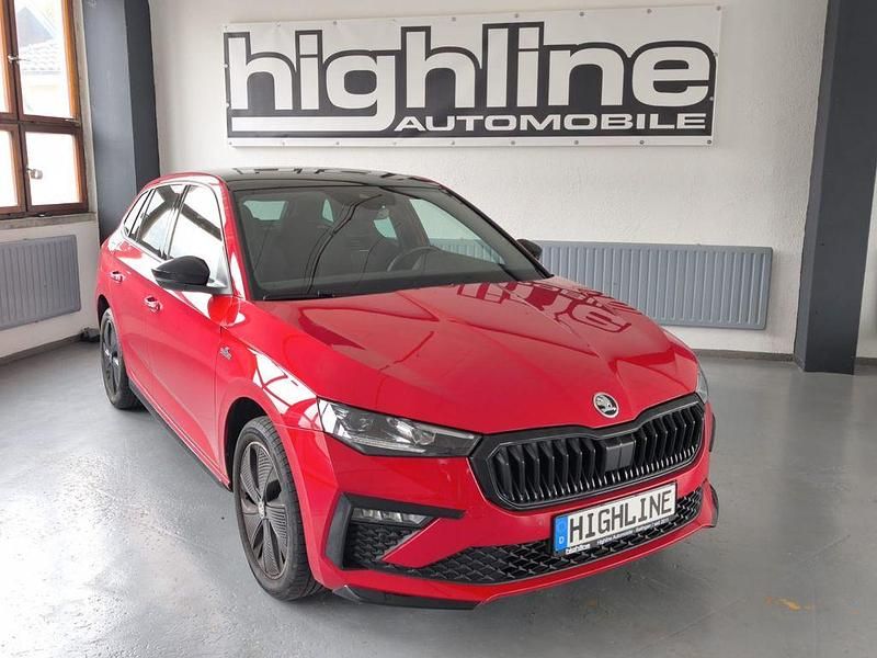 Rot Gebraucht 2024 Skoda Scala Monte Carlo Kleinwagen | 24.980 € (Fairer Preis) - Bild 1/4
