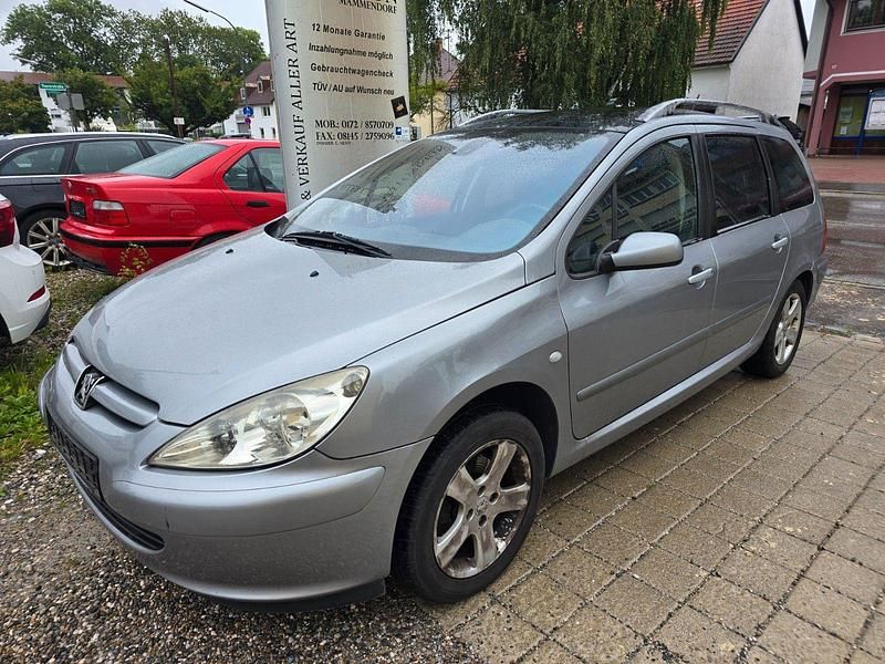Grau Gebraucht 2003 Peugeot 307 Kombi | 490 € (Superpreis) - Bild 1/4