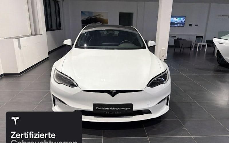 Gebraucht Tesla Model S Long Range AWD 492 kW (670 PS) 2024 Weiß Kleinwagen