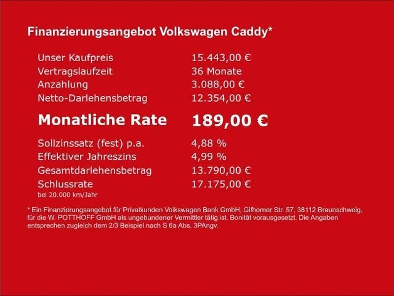 Andere Gebraucht 2021 VW Caddy Van / Kleinbus | 15.443 € (Guter Preis) - Bild 1/1