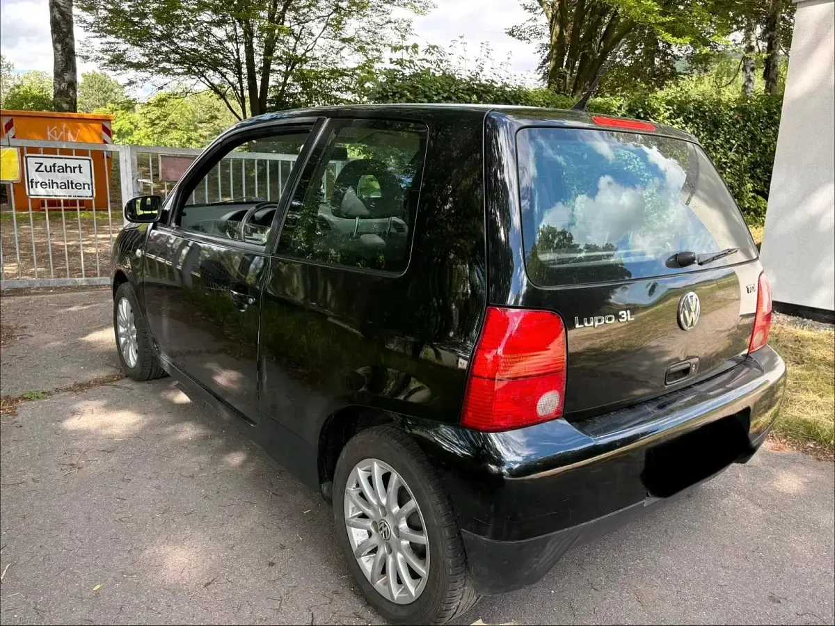 Gebraucht VW Lupo 62 PS (45 kW) 2002 Schwarz Kleinwagen