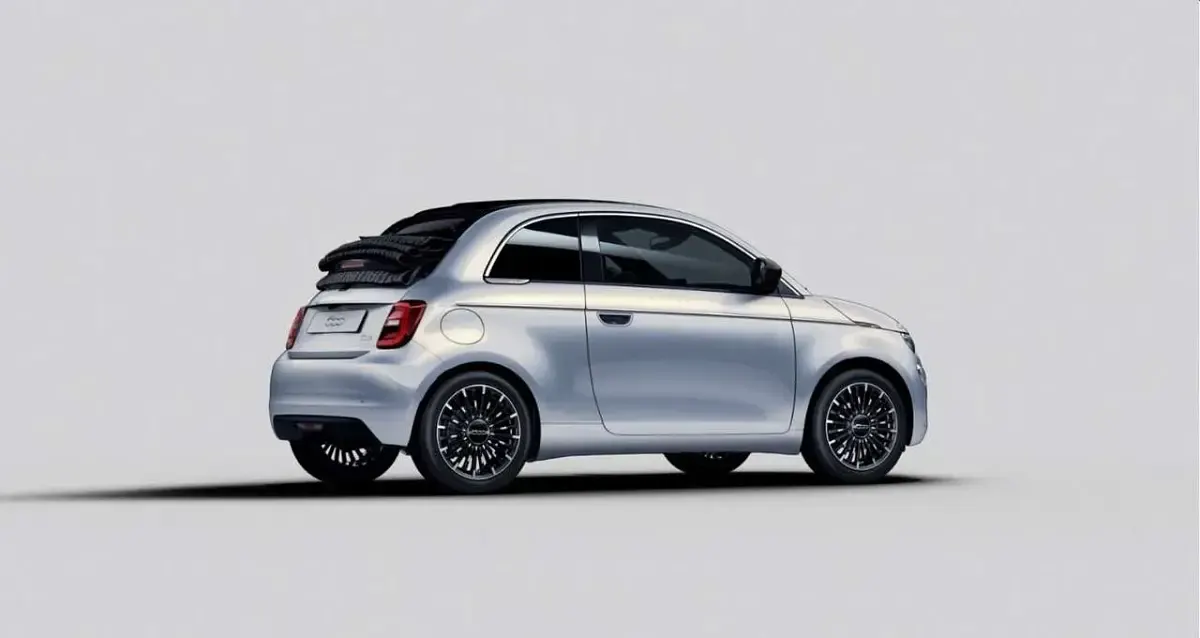 Neu Fiat 500e La Prima 86 kW (118 PS) 2026 Blau Cabrio