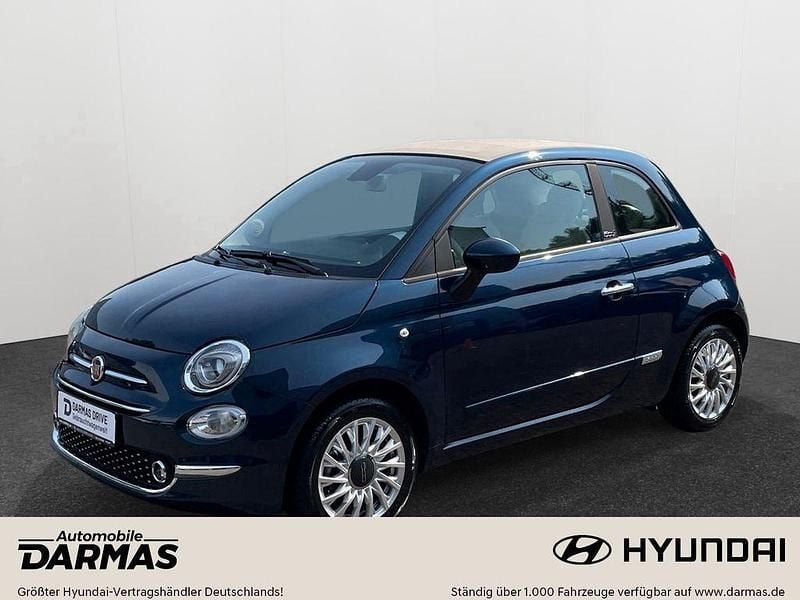 Blau Gebraucht 2020 Fiat 500C Cabrio | 12.990 € (Fairer Preis) - Bild 1/4