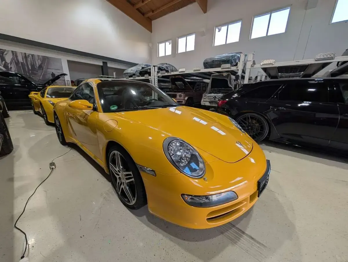 Gebraucht Porsche 911 Targa 4S 355 PS (261 kW) 2007 Gelb Cabrio