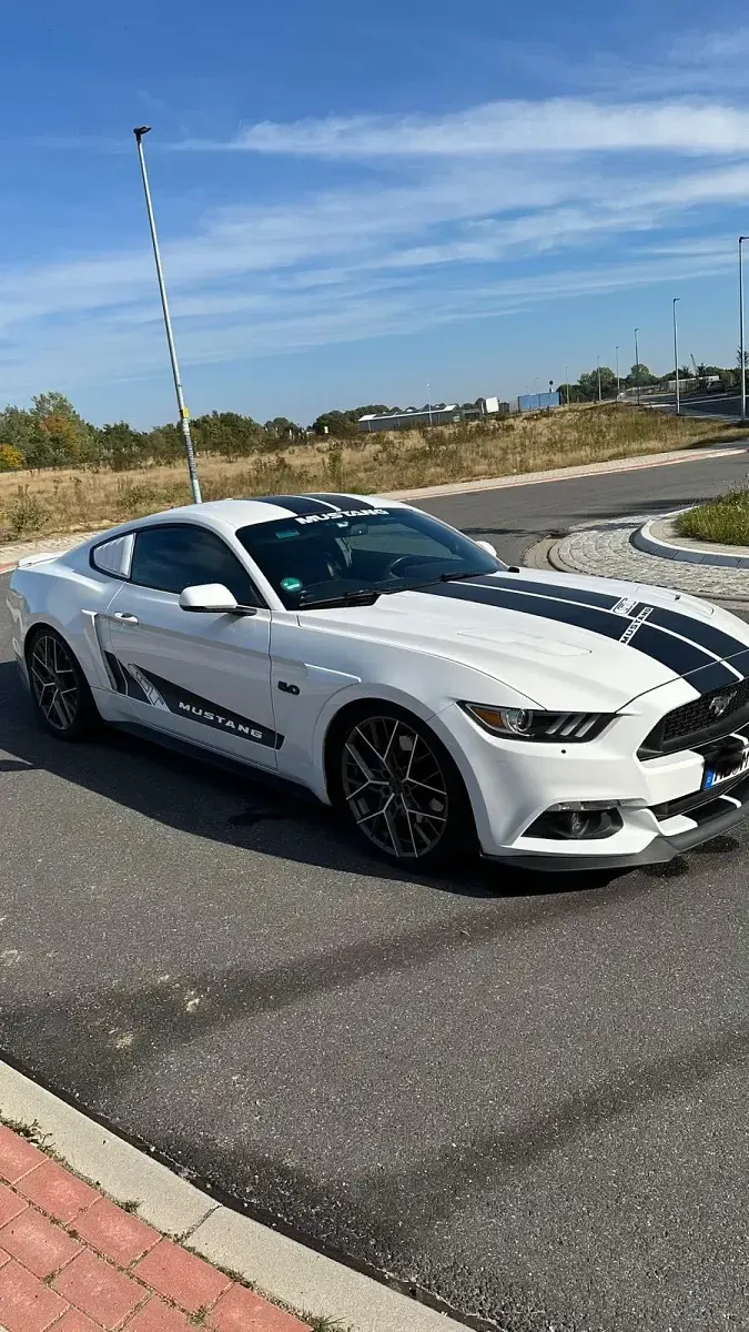 Brugt Ford Mustang GT 441 HK (324 kW) 2015 Hvid Coupe