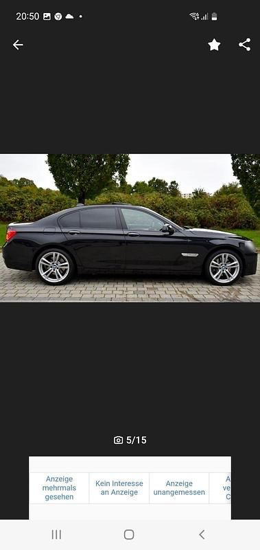 Gebraucht BMW 730 M Sport 245 PS (180 kW) 2011 Schwarz Limousine