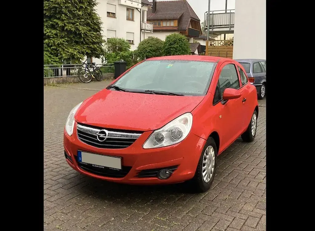 Gebraucht Opel Corsa Selection 60 PS (44 kW) 2009 Rot Kleinwagen