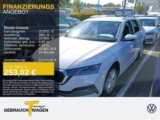 Weiß Gebraucht 2022 Skoda Octavia Style Kombi | 20.870 € (Guter Preis) - Bild 1/4