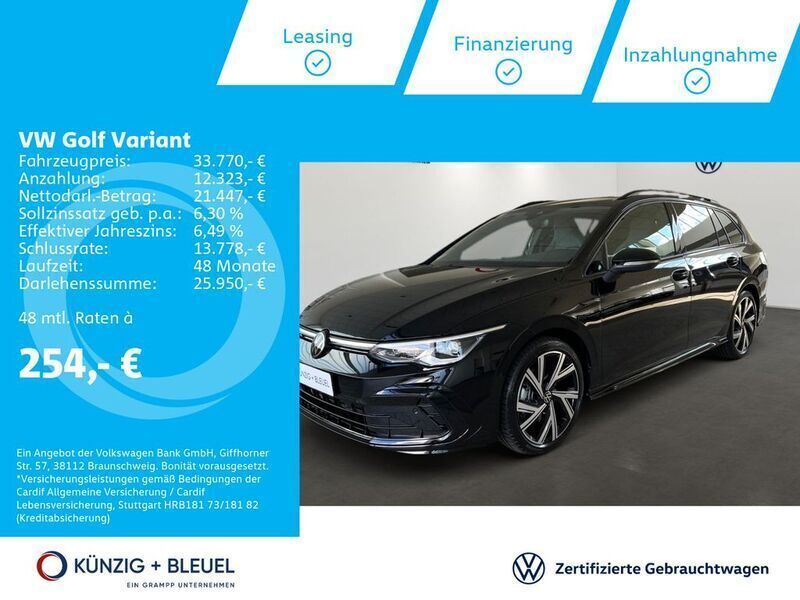 Deep black perleffekt Gebraucht 2024 VW Golf VIII R-line Kombi | 35.990 € (Teuer) - Bild 1/4