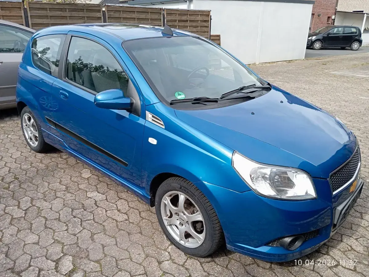 Gebraucht Chevrolet Aveo LS 84 PS (61 kW) 2009 Blau Kleinwagen