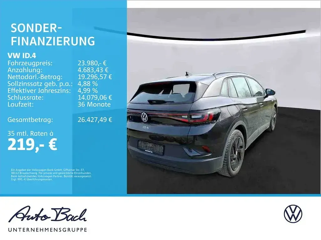 Gebraucht VW ID.4 Pure 125 kW (170 PS) 2022 Grau SUV