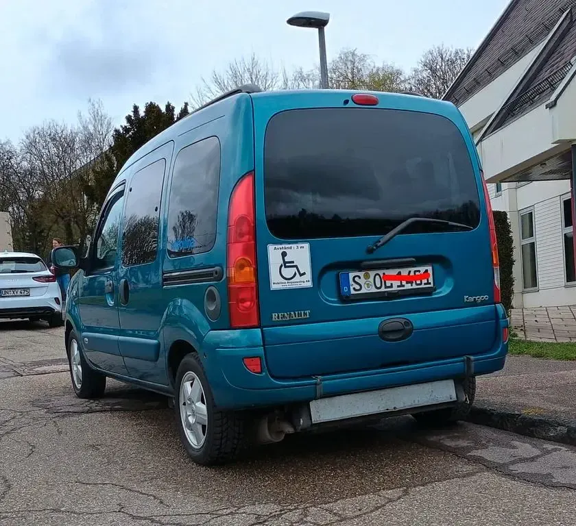 Gebraucht Renault Kangoo 95 PS (69 kW) 2007 Blau Van / Kleinbus