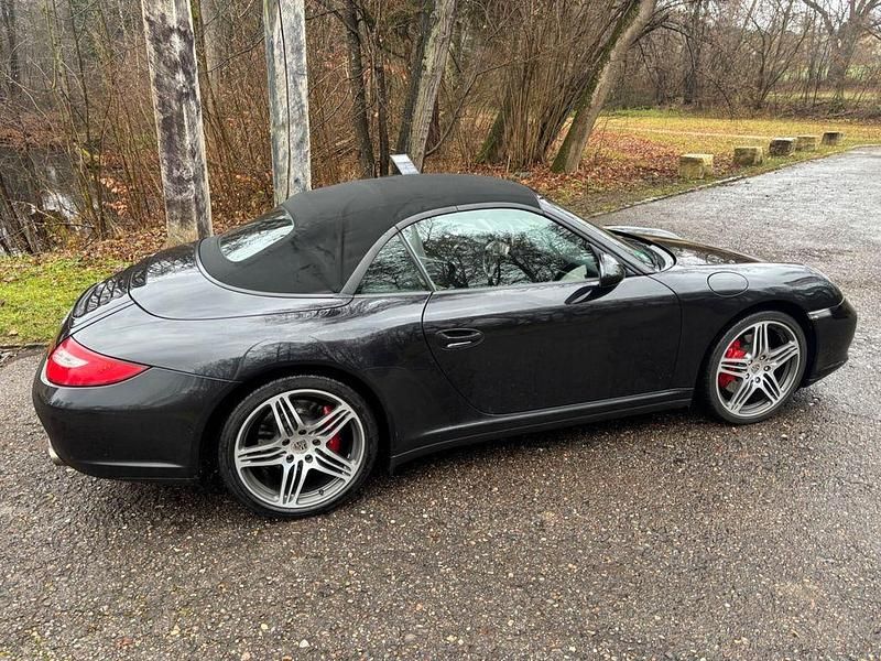 Gebraucht Porsche 997 385 PS (283 kW) 2009 Basalttschwarzmetallic Cabrio