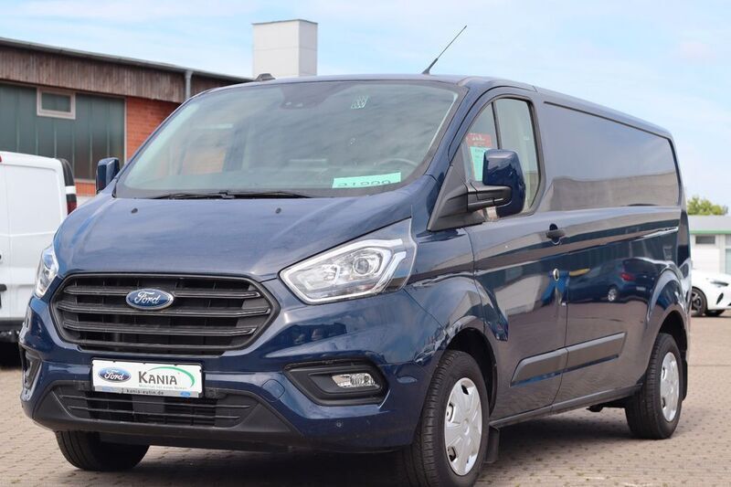 Blazerblau Gebraucht 2022 Ford Transit Custom Trend Van / Kleinbus | 31.999 € (Teuer) - Bild 1/4