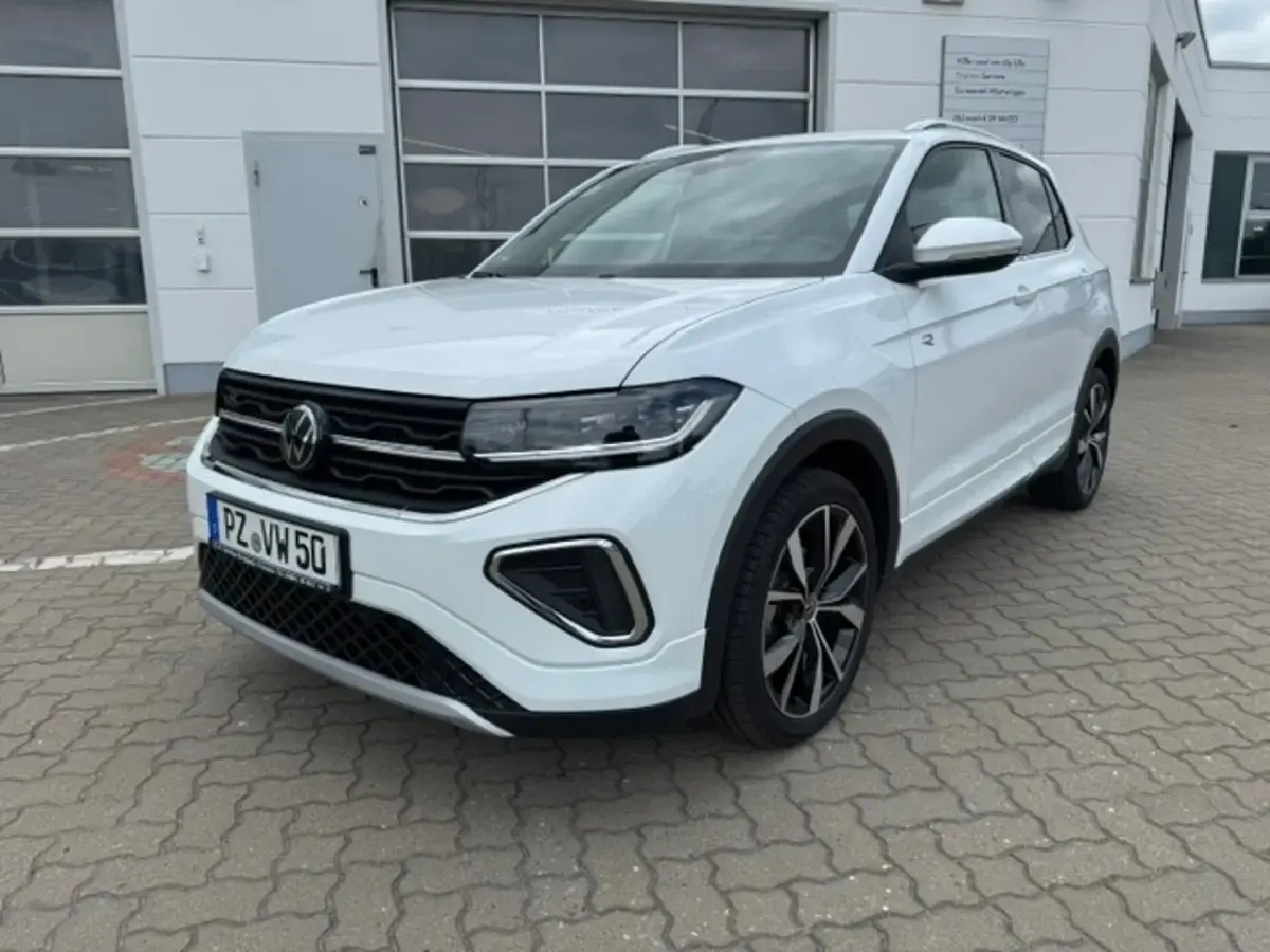 Gebraucht VW T-Cross R-line 116 PS (85 kW) 2024 Weiß SUV