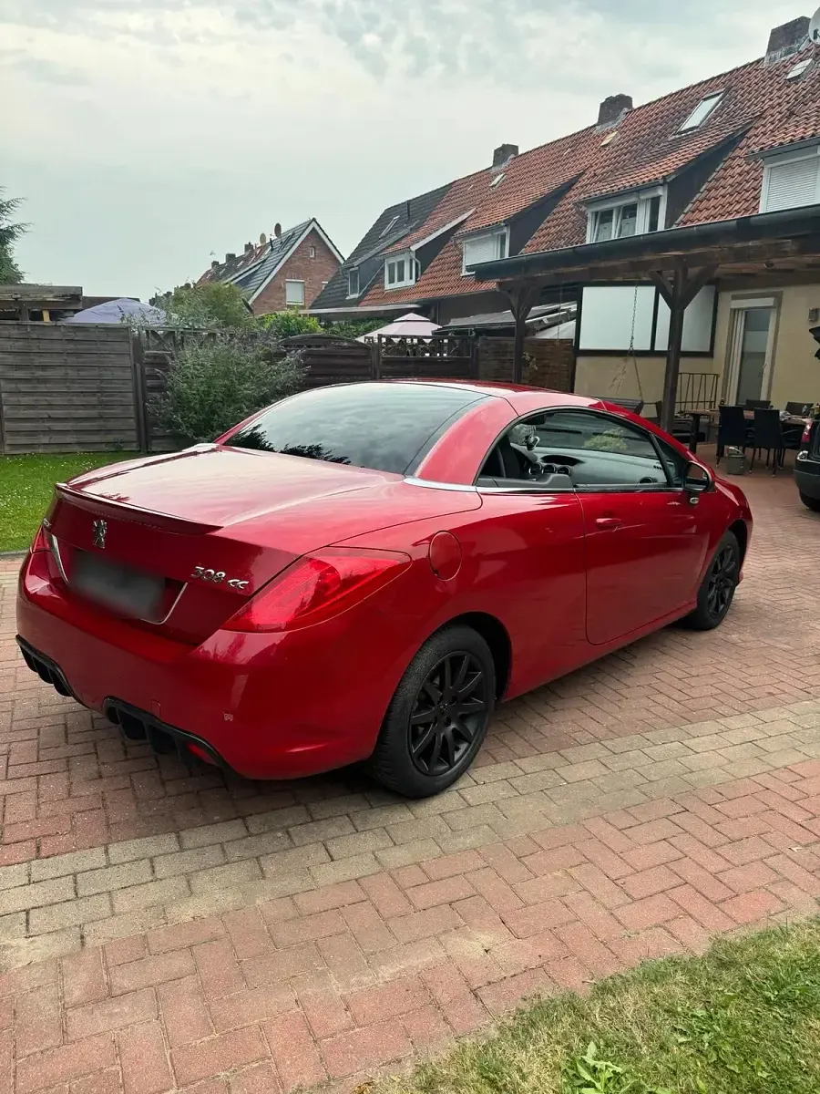 Gebraucht Peugeot 308 CC 116 PS (85 kW) 2009 Rot Cabrio