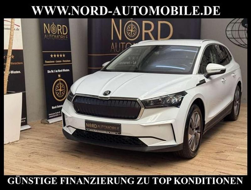 Weiss Gebraucht 2021 Skoda Enyaq iV SUV | 22.990 € (Fairer Preis) - Bild 1/3