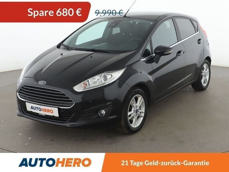 Schwarz Gebraucht 2016 Ford Fiesta Titanium Kleinwagen | 9.080 € (Fairer Preis) - Bild 1/3