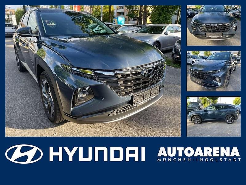 Teal blue / met Gebraucht 2021 Hyundai Tucson Trend SUV | 26.975 € (Guter Preis) - Bild 1/4
