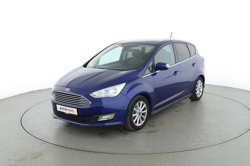 Blau Gebraucht 2017 Ford C-MAX Titanium Van / Kleinbus | 12.180 € (Superpreis) - Bild 1/3