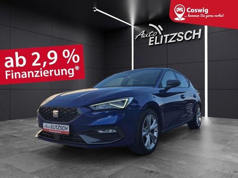 Blau Gebraucht 2021 Seat Leon Limousine | 21.450 € (Fairer Preis) - Bild 1/4
