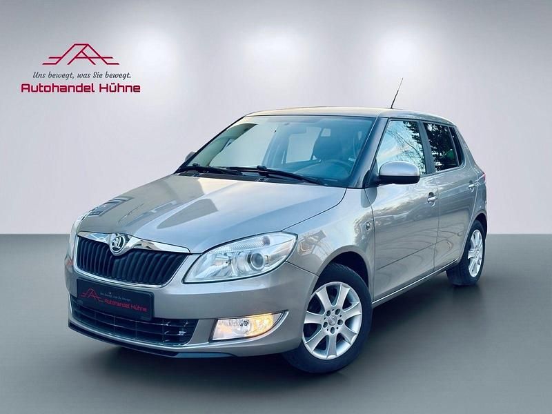 Beige Gebraucht 2014 Skoda Fabia Fresh Kleinwagen | 4.774 € (Fairer Preis) - Bild 1/4