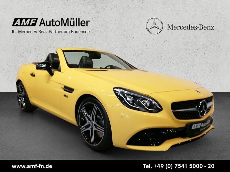 Sonnengelb Gebraucht 2020 Mercedes SLC200 AMG Cabrio | 42.400 € (Fairer Preis) - Bild 1/4