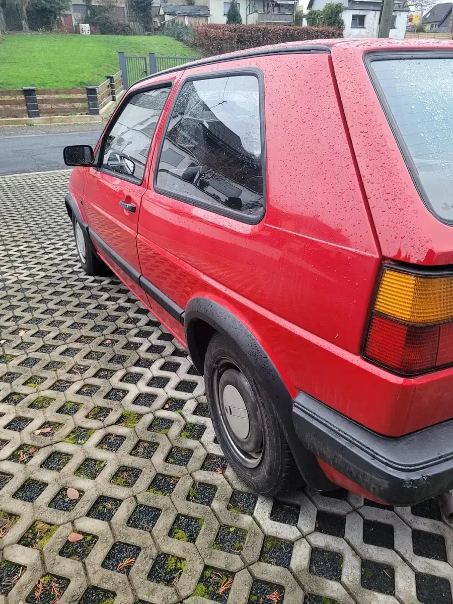 Brugt VW Golf II 69 HK (50 kW) 1990 Rød Hatchback
