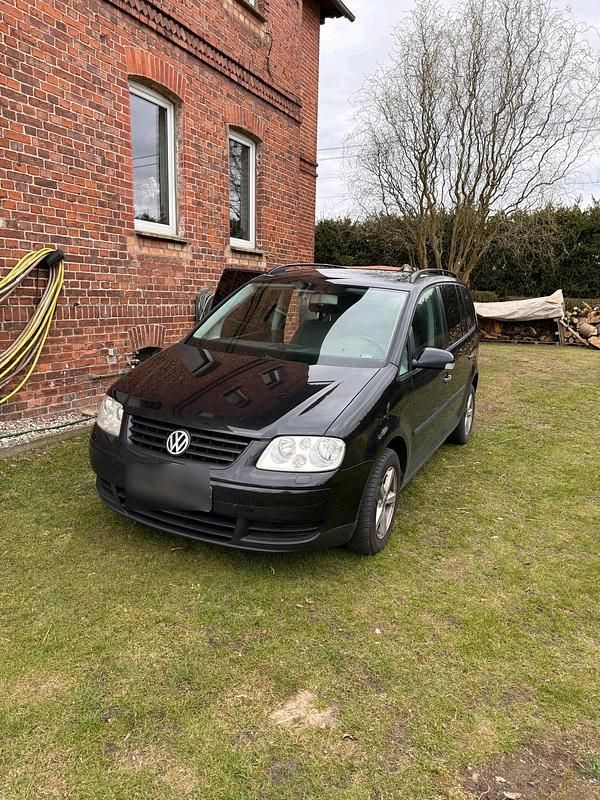 Gebraucht VW Touran 102 PS (75 kW) 2004 Schwarz Van / Kleinbus
