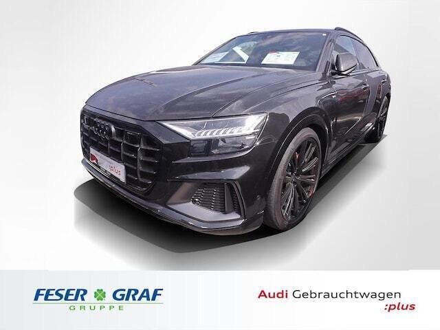 Mythosschwarz metallic Gebraucht 2022 Audi Q8 S-Line SUV | 87.890 € - Bild 1/2