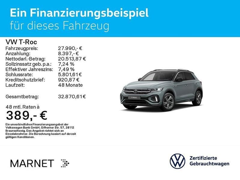 Gebraucht VW T-Roc R-line 150 PS (110 kW) 2025 Blau SUV