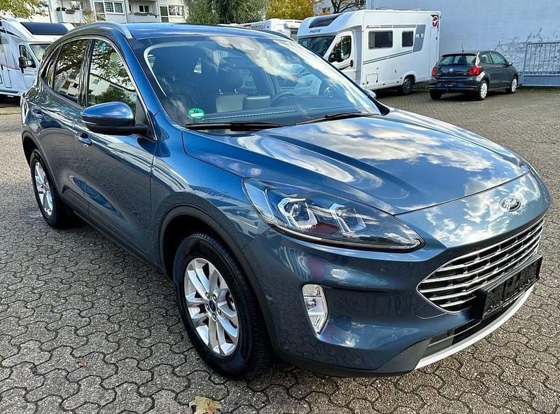 Blau Gebraucht 2022 Ford Kuga Titanium X SUV | 22.699 € (Superpreis) - Bild 1/4