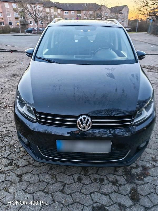 Gebraucht VW Touran Cross 105 PS (77 kW) 2011 Schwarz Van / Kleinbus