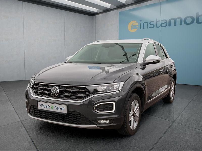 Grau Gebraucht 2021 VW T-Roc SUV | 23.999 € (Guter Preis) - Bild 1/4