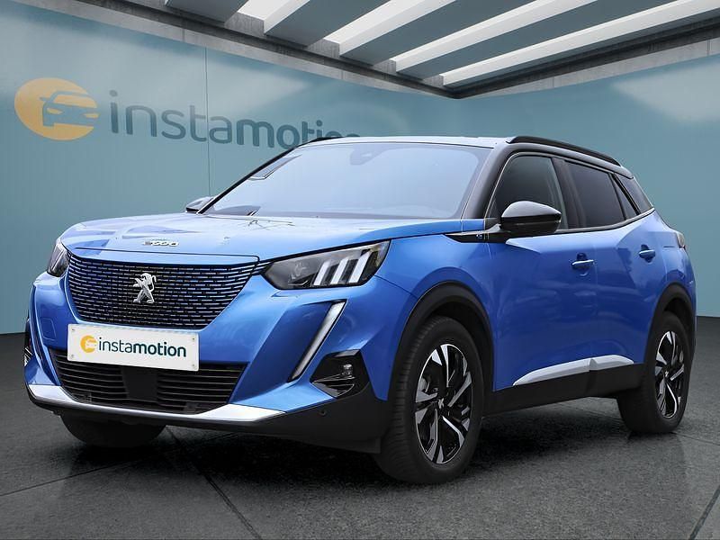 Gebraucht Peugeot e-2008 Allure 100 kW (136 PS) 2022 Blau SUV