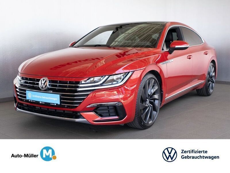 Chilirot metallic (metallic) Gebraucht 2018 VW Arteon R-line Coupé | 25.980 € (Fairer Preis) - Bild 1/4
