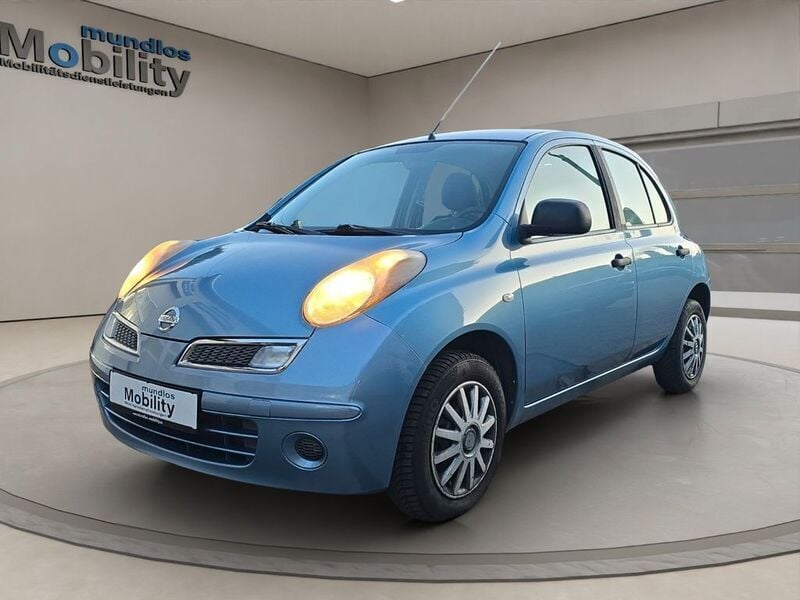Blau Gebraucht 2010 Nissan Micra Acenta Kleinwagen | 3.480 € (Superpreis) - Bild 1/4