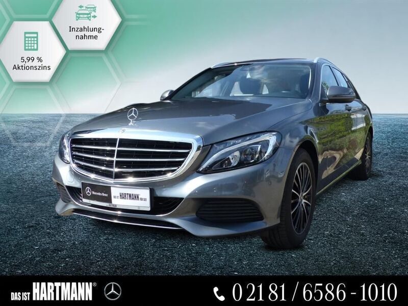 Gebraucht Mercedes C180 Exclusive 156 PS (114 kW) 2017 Grau Kombi